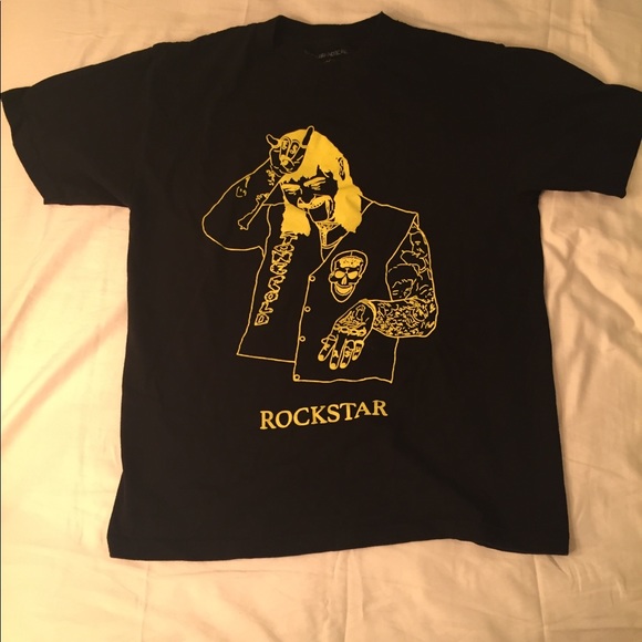 SUPERRRADICAL X POST MALONE Rockstar Tee - Picture 1 of 5